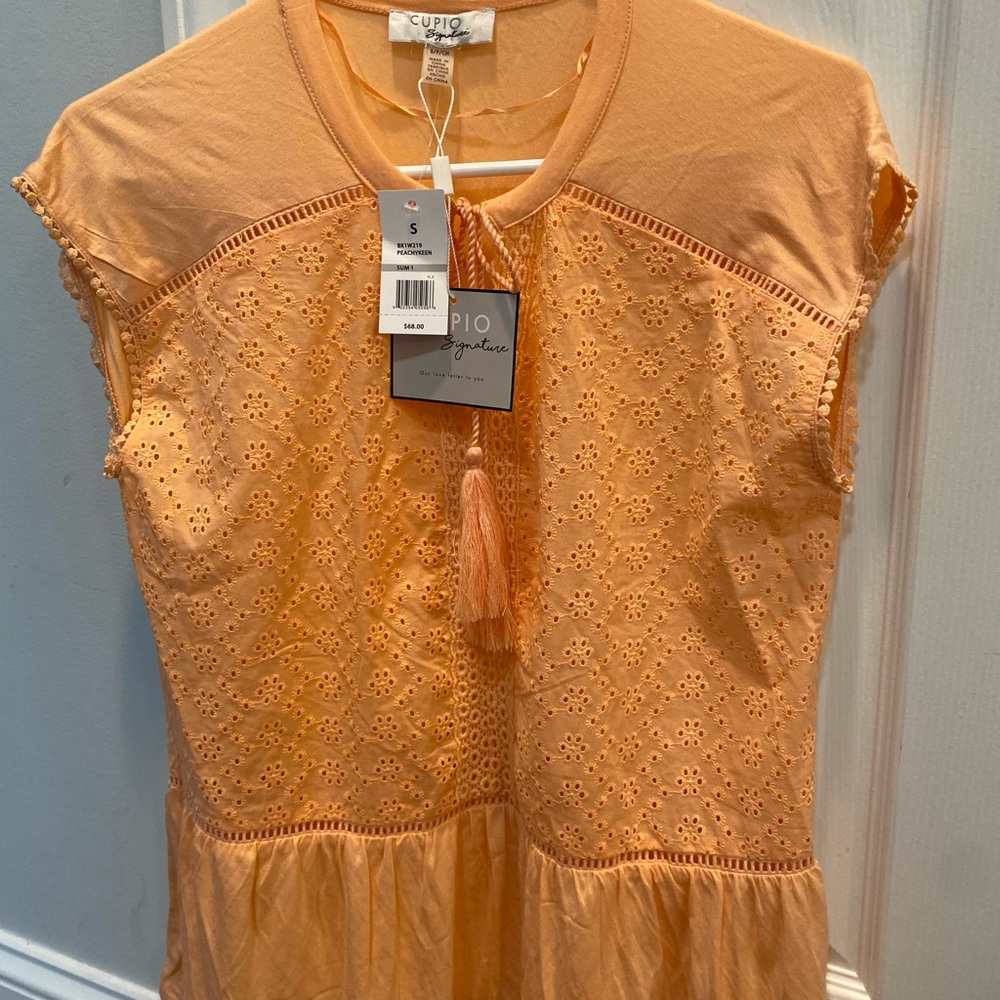 Cupio Sleeveless Top Size Small‎ NWT